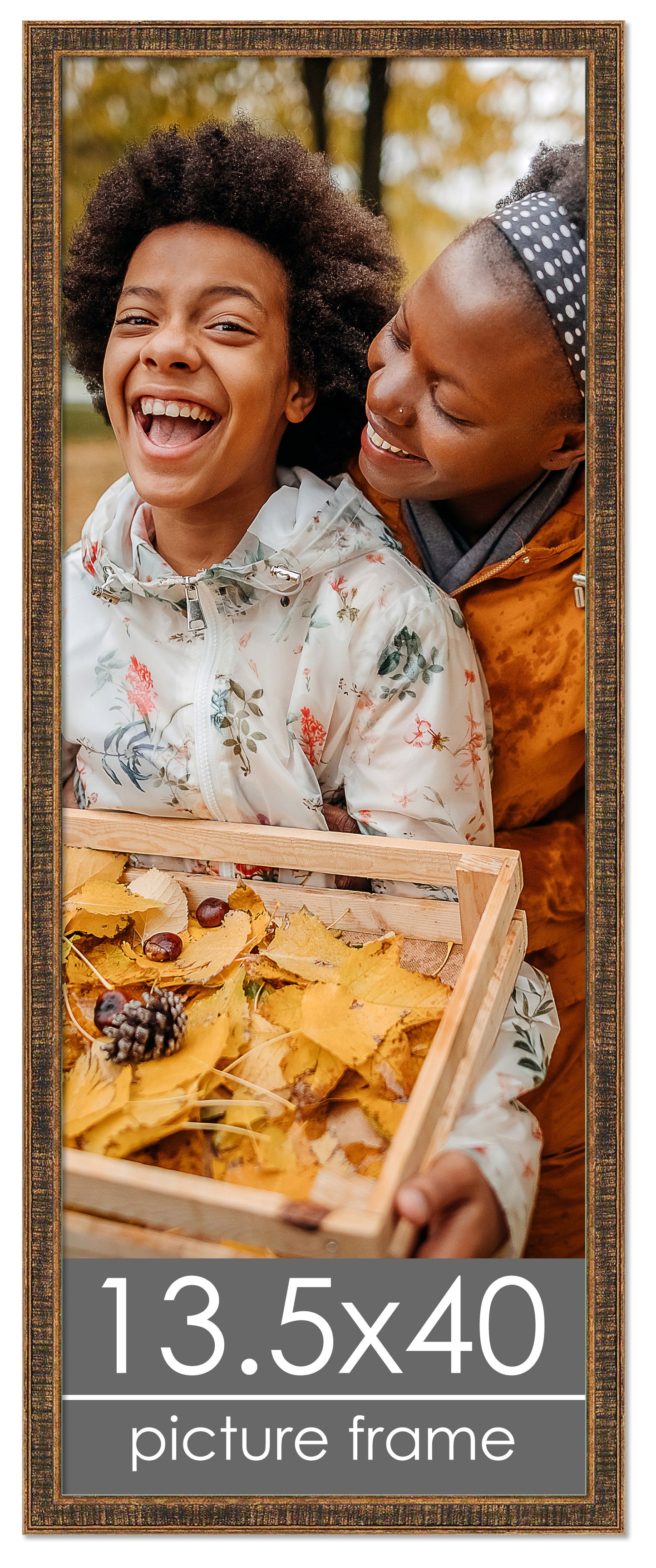 Distressed/Aged Gold Wood Picture Frame