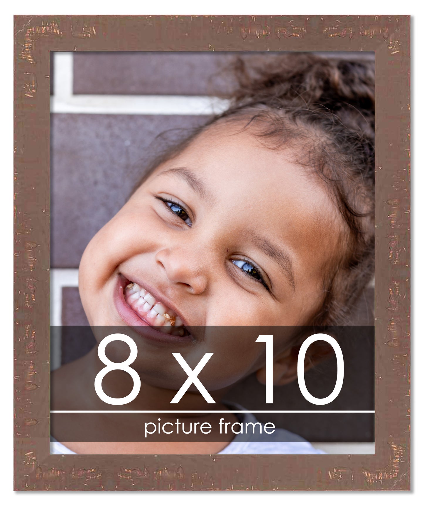 Shabby Chic Brown Wood Picture Frame