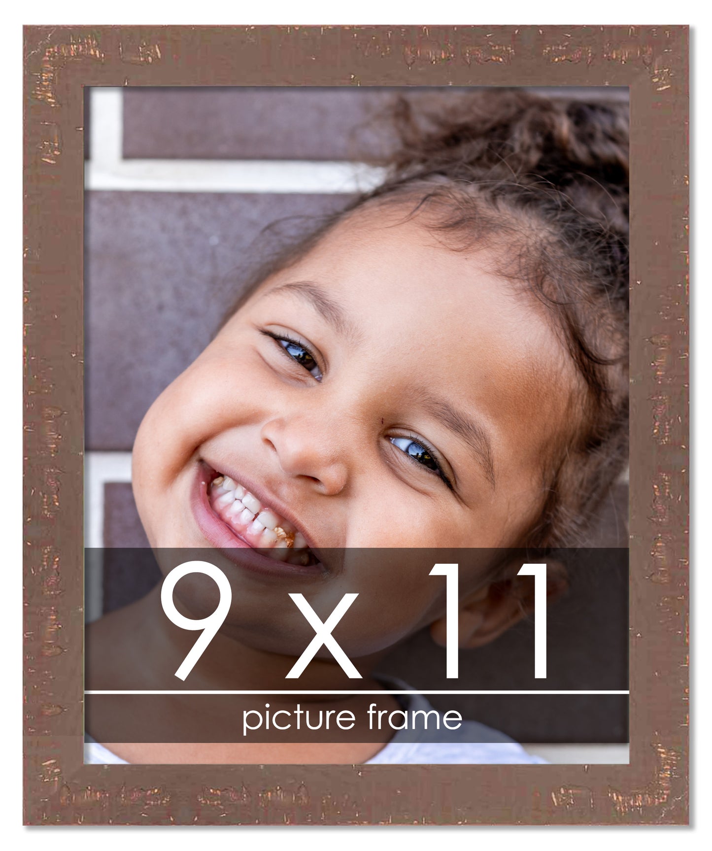 Shabby Chic Brown Wood Picture Frame