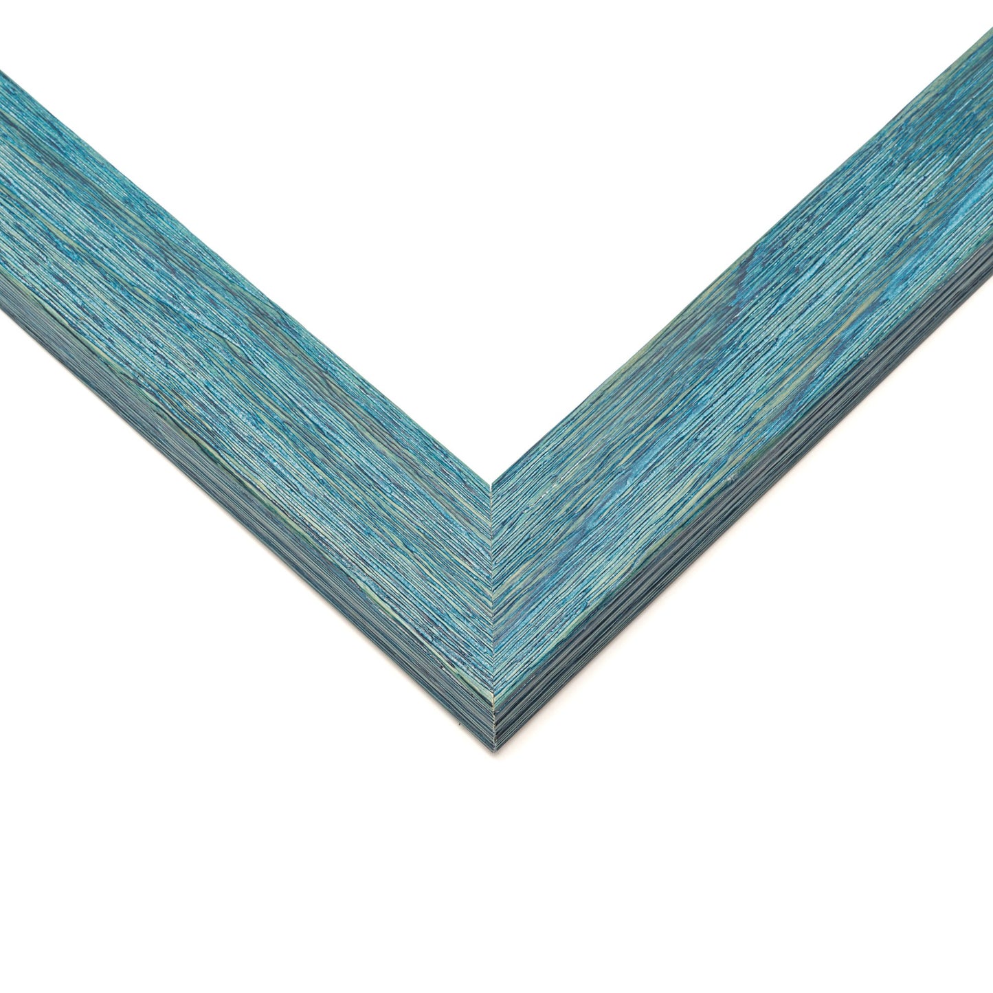 Distressed/Aged Blue Wood Picture Frame | Gustav Blue