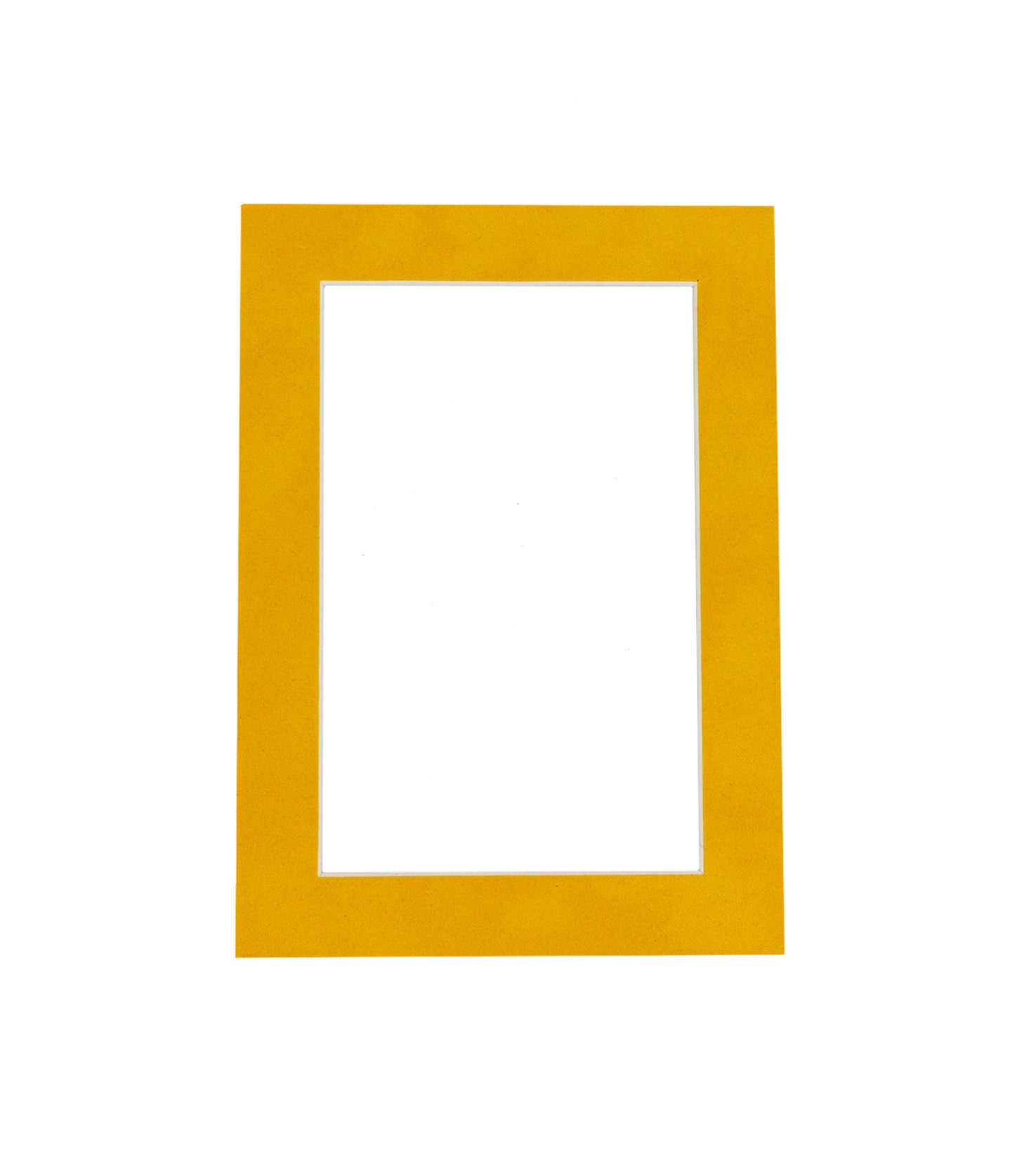 Bright Yellow Precut Acid-Free Matboard Set with Clear Bag & Backing