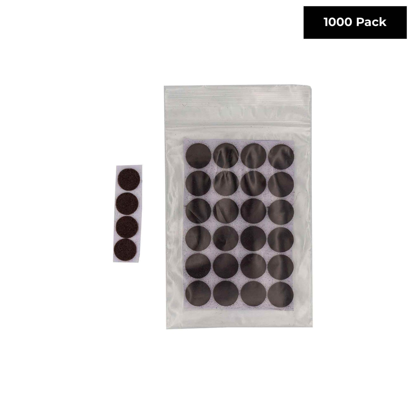 Self Stick Brown Felt Protective Wall Bumpers