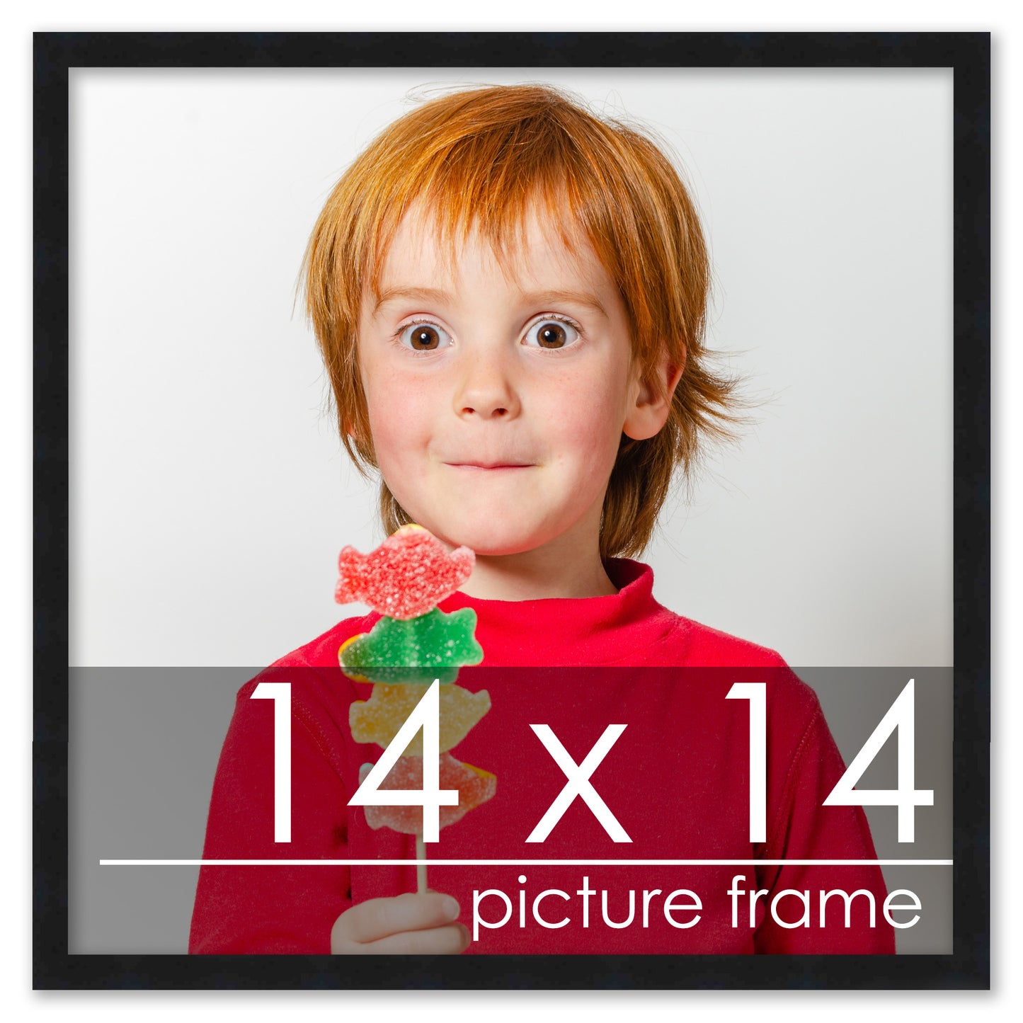 Contemporary Black Wood Picture Frame