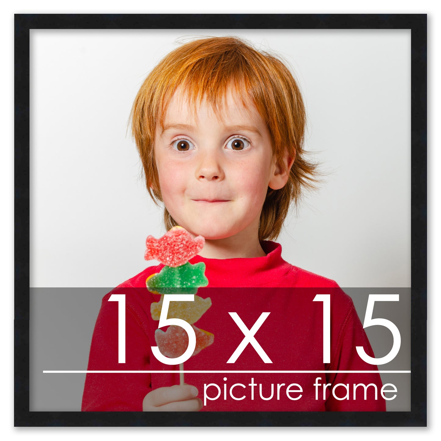 Contemporary Black Wood Picture Frame