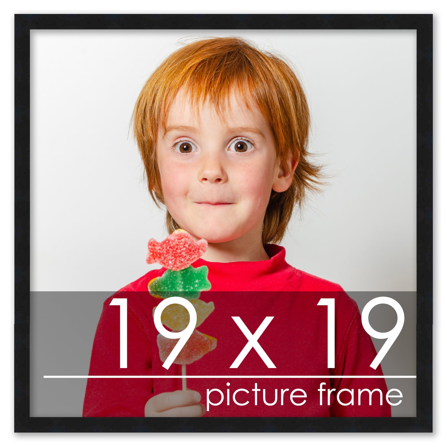 Contemporary Black Wood Picture Frame