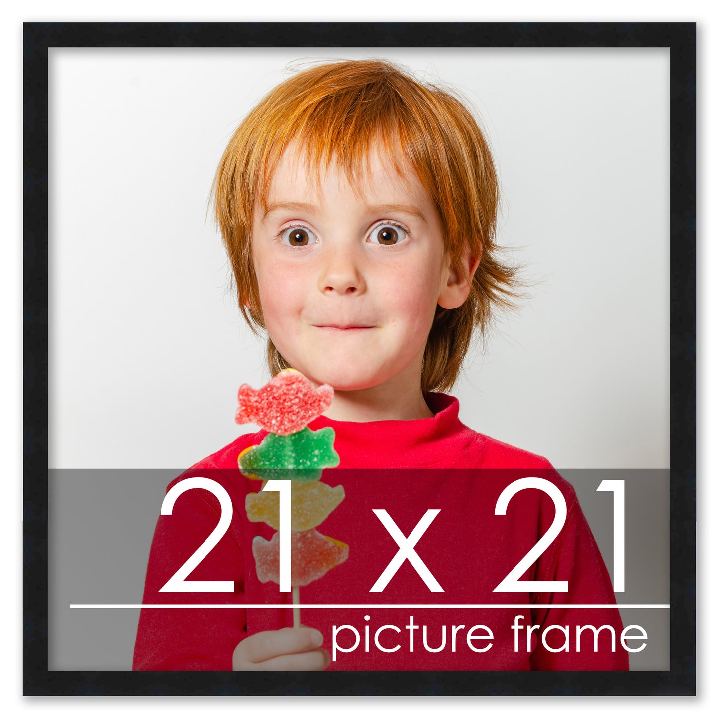 Contemporary Black Wood Picture Frame