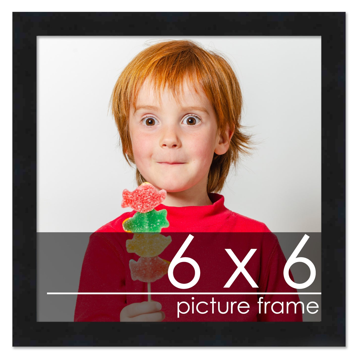 Contemporary Black Wood Picture Frame