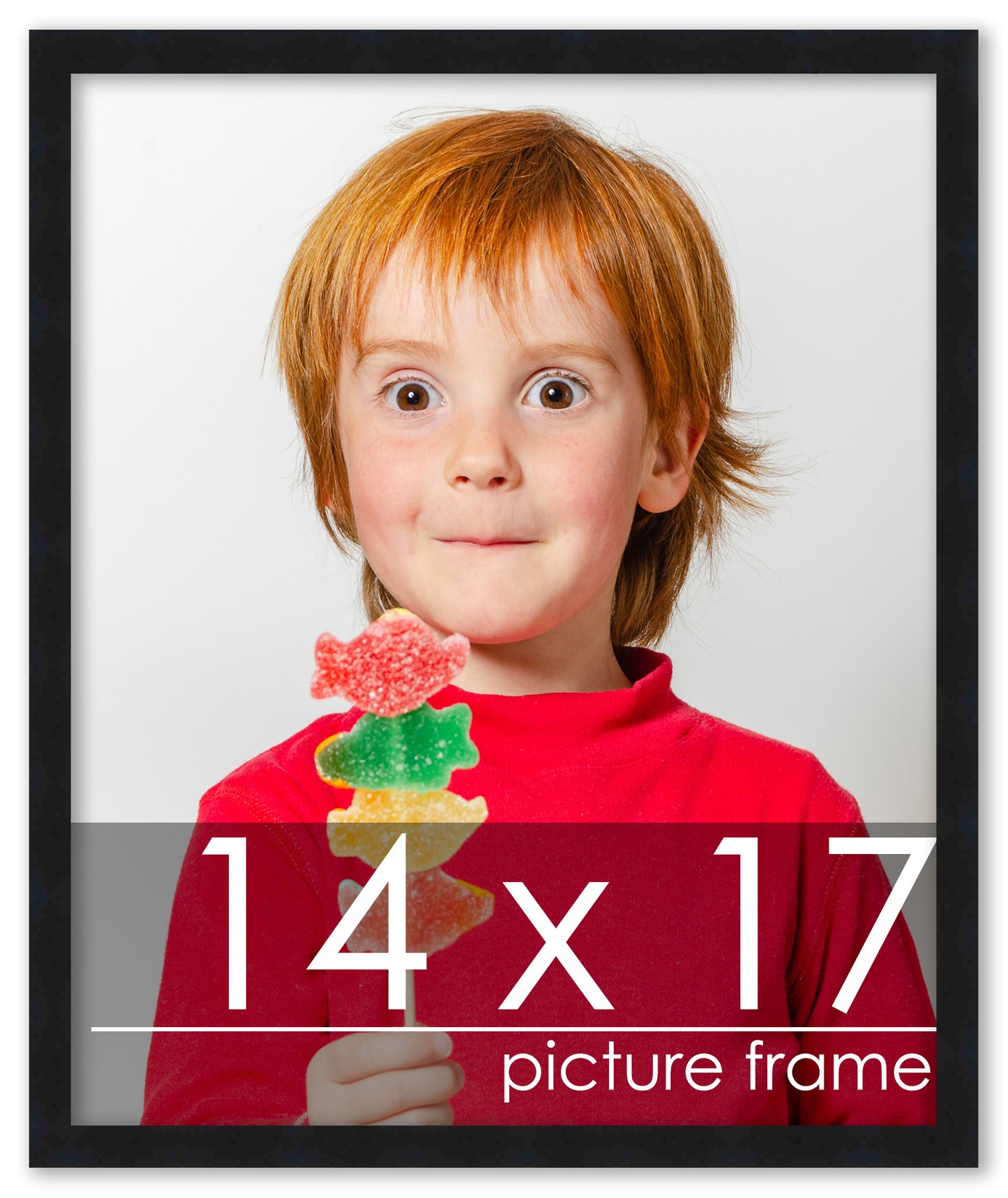 Contemporary Black Wood Picture Frame