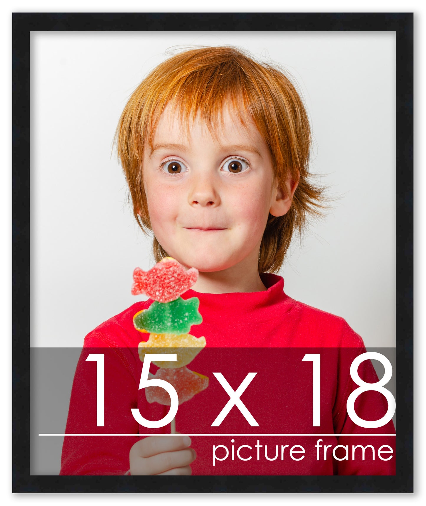 Contemporary Black Wood Picture Frame