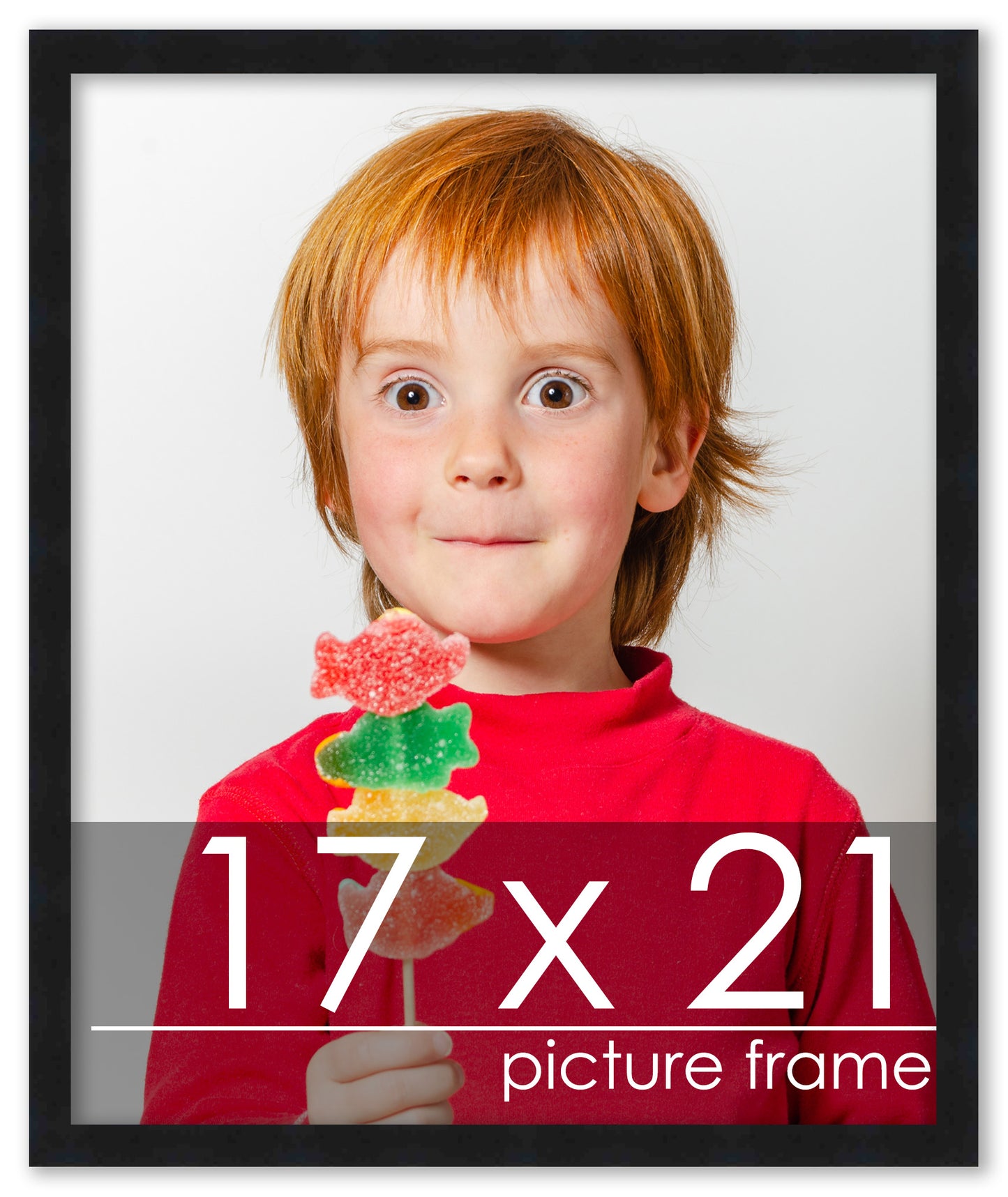 Contemporary Black Wood Picture Frame