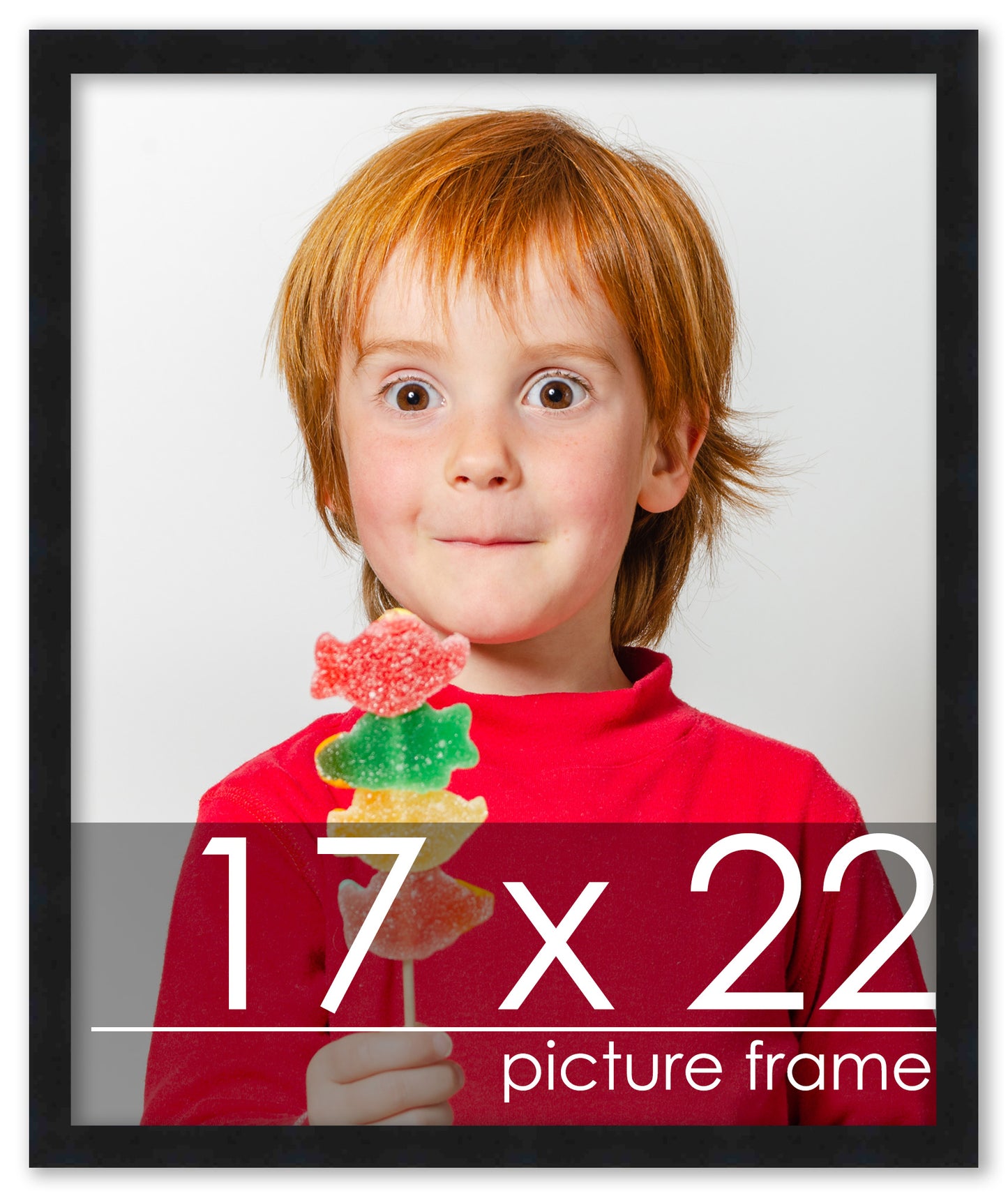 Contemporary Black Wood Picture Frame