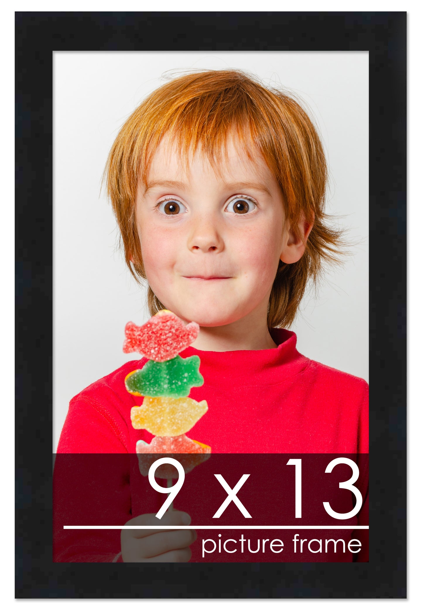 Contemporary Black Wood Picture Frame