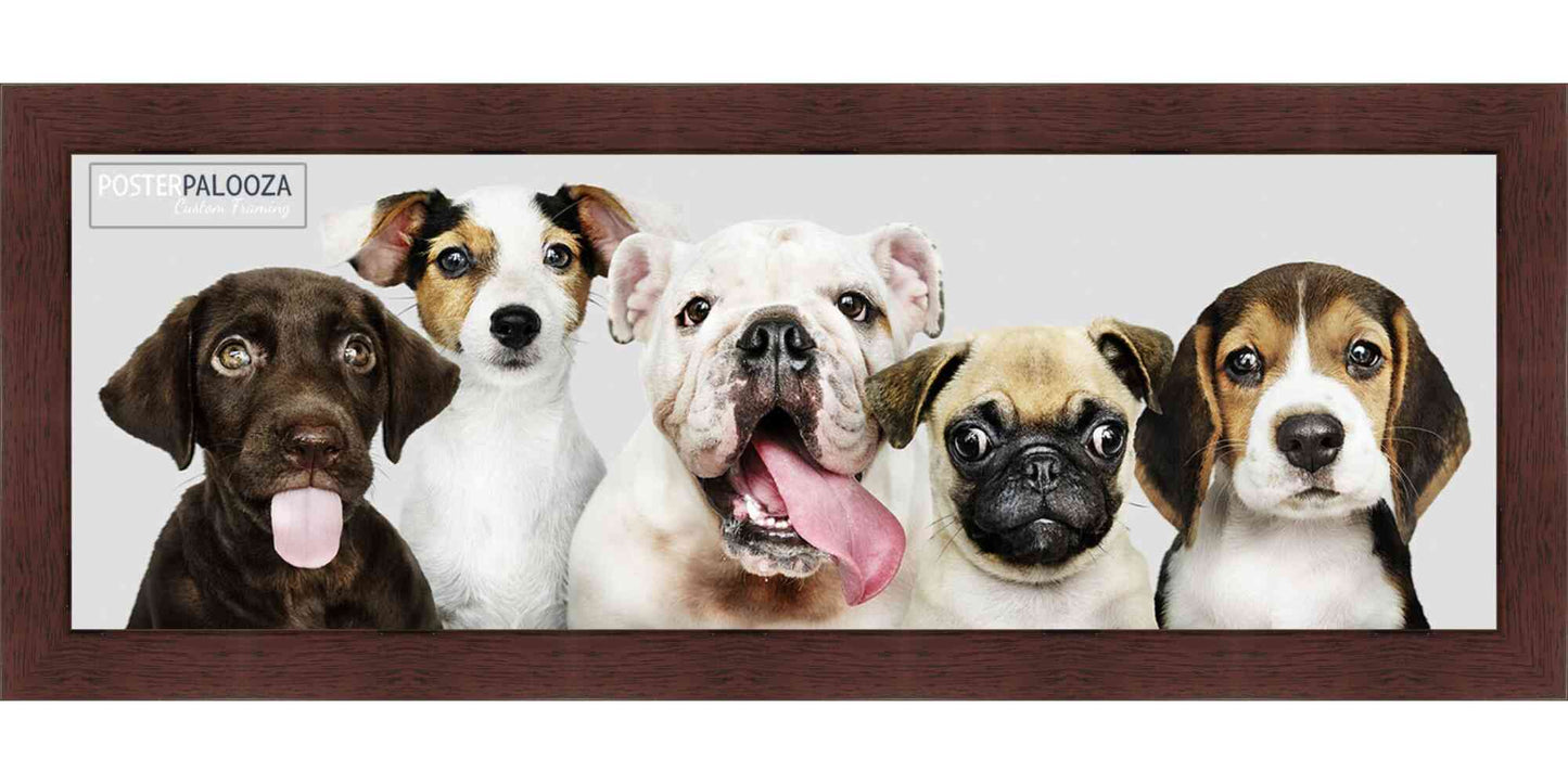 Traditional Mahogany Wood Picture Frame
