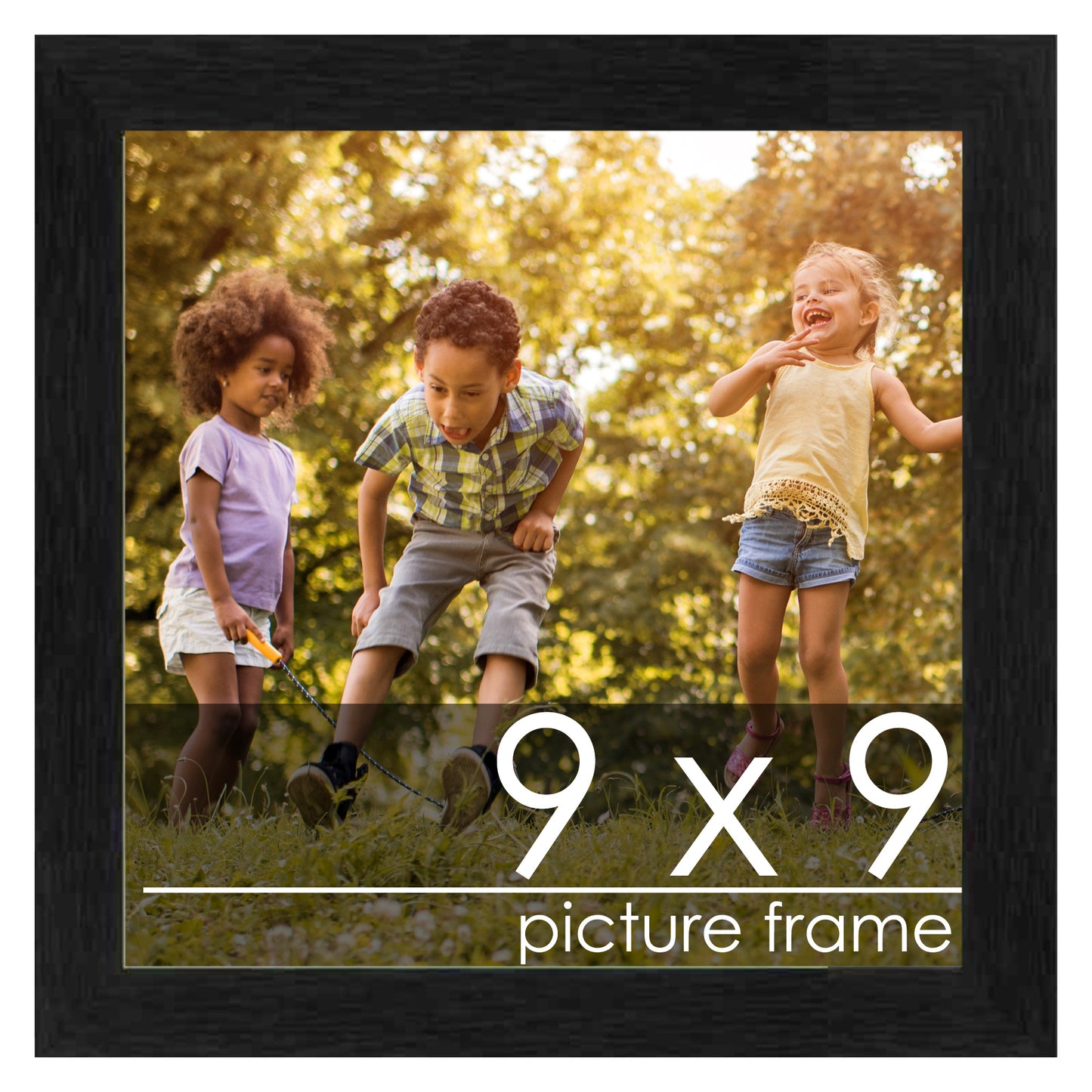 Traditional Black Wood Picture Frame