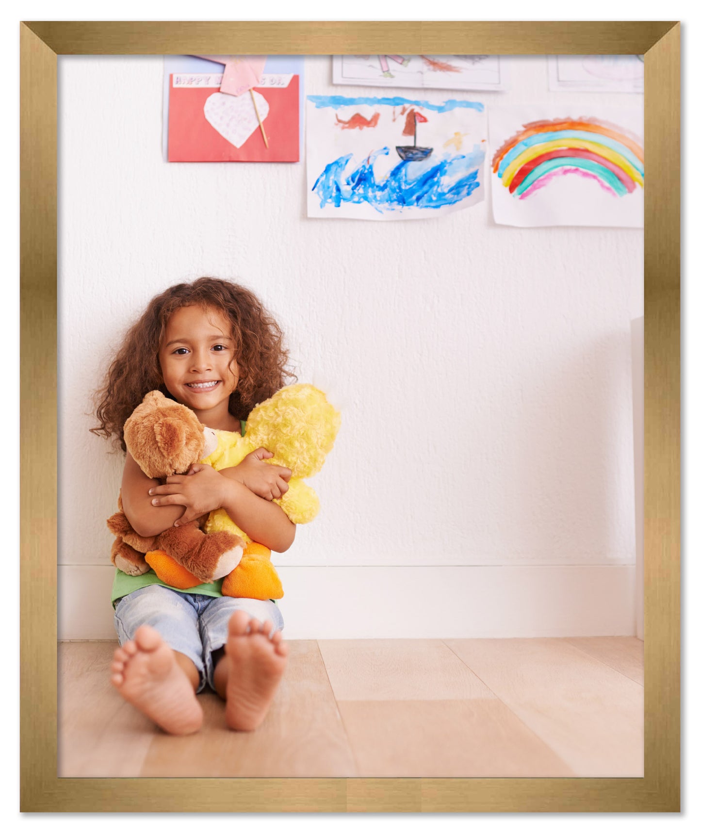 Contemporary Bronze Wood Picture Frame