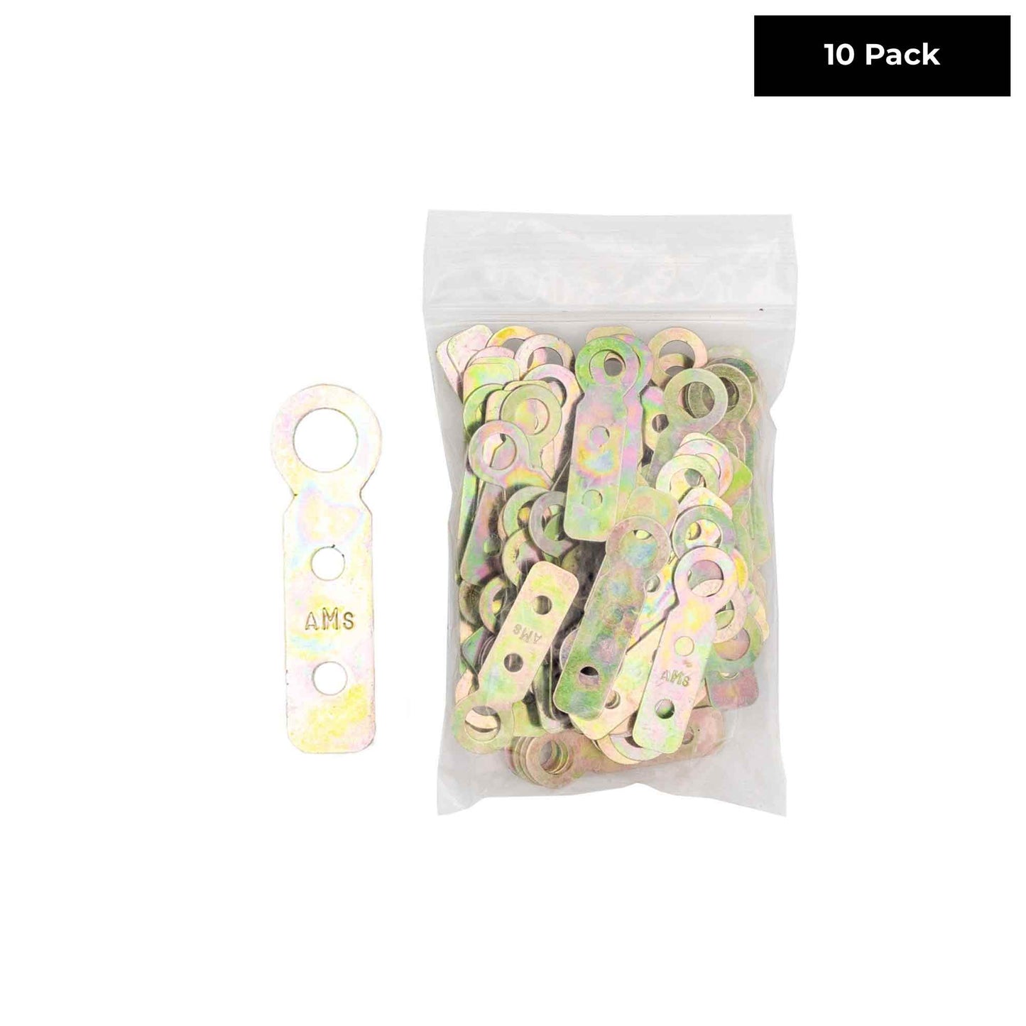 Brass Plated Double Hole Ring Hanger
