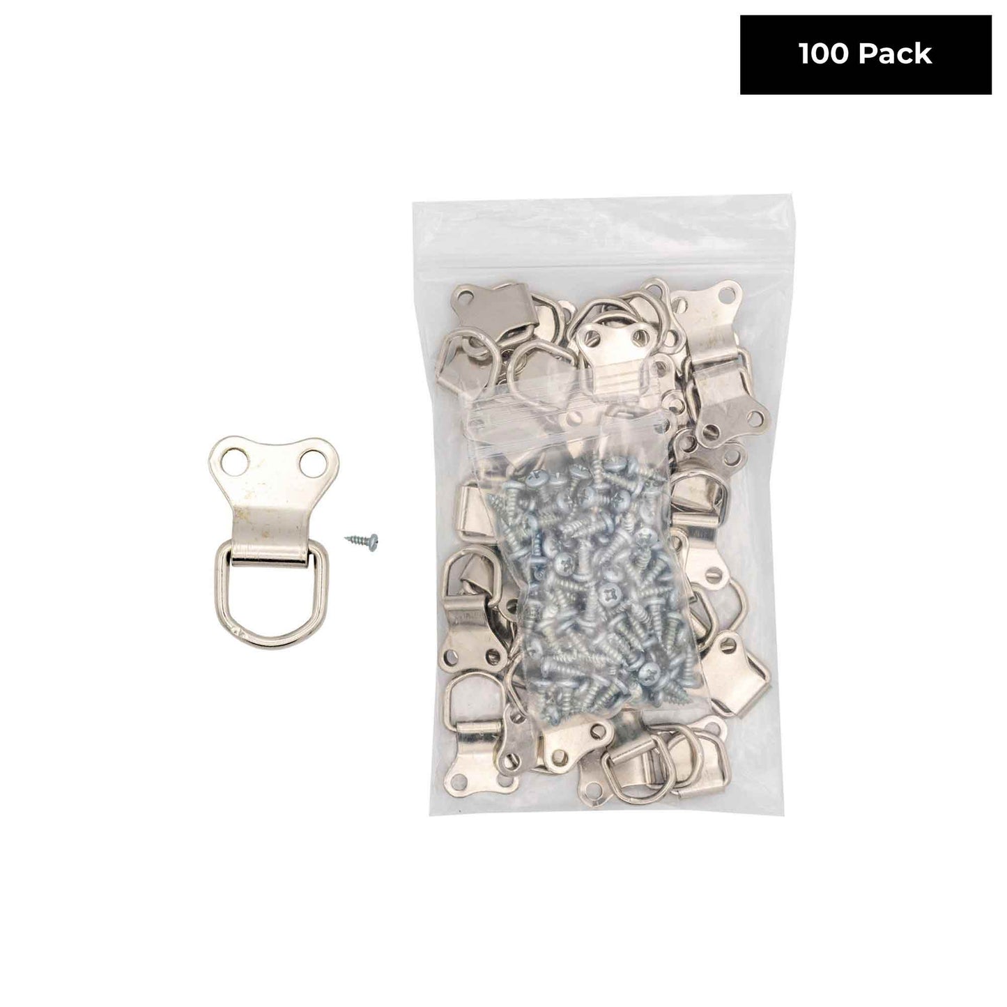 Strong D Ring Hanger with 2 Hole Base