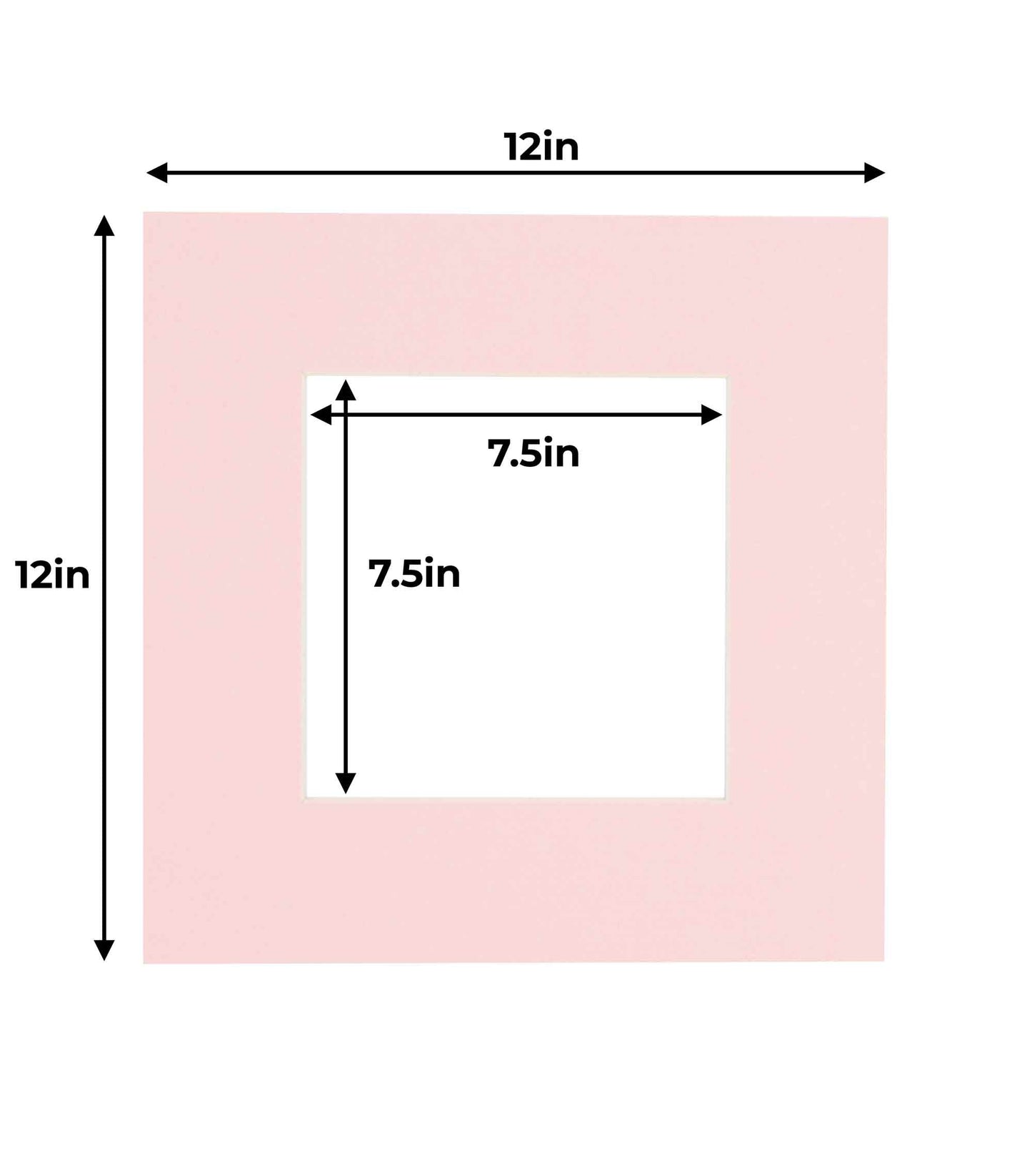 Soft Pink Precut Acid-Free Matboard