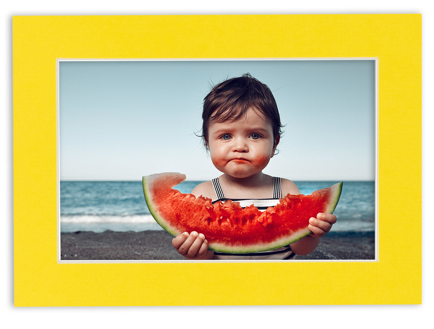 Pack of 25 Yellow Precut Acid-Free Matboards