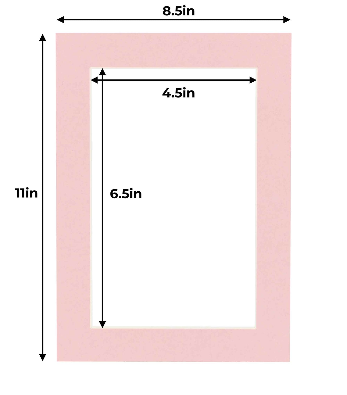Pink Precut Acid-Free Matboard