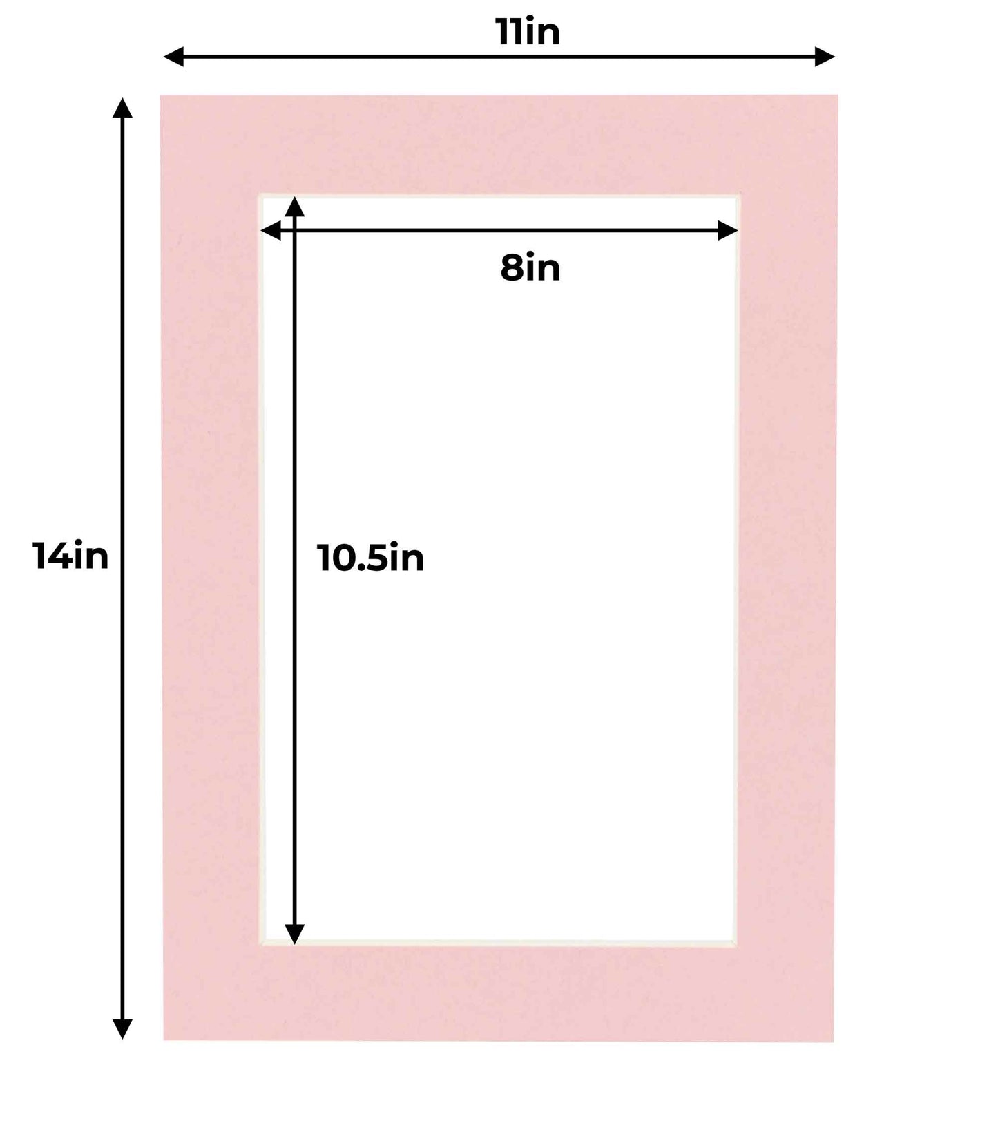 Pink Precut Acid-Free Matboard