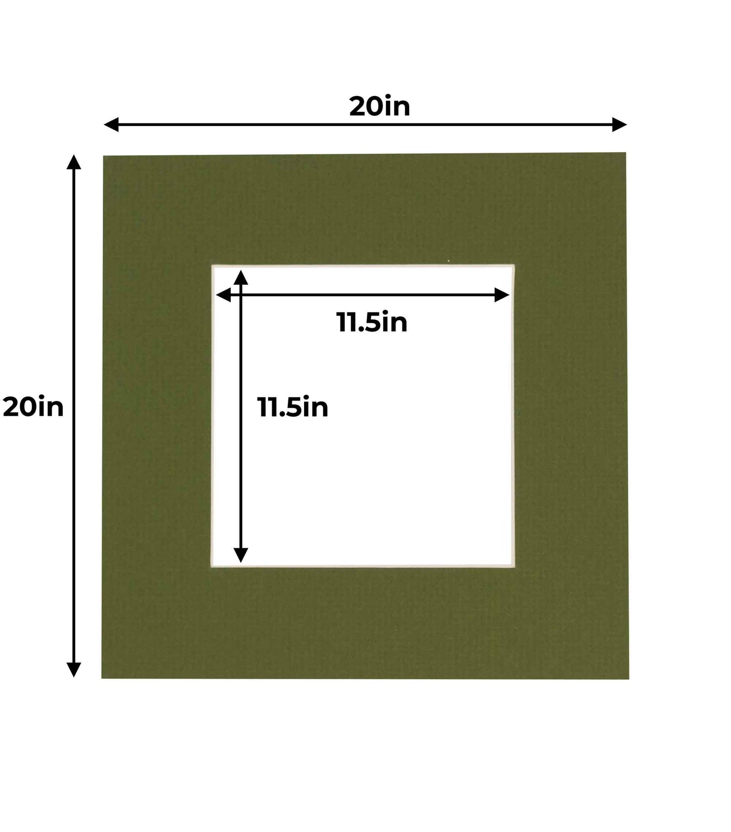 Dill Green Precut Acid-Free Matboard