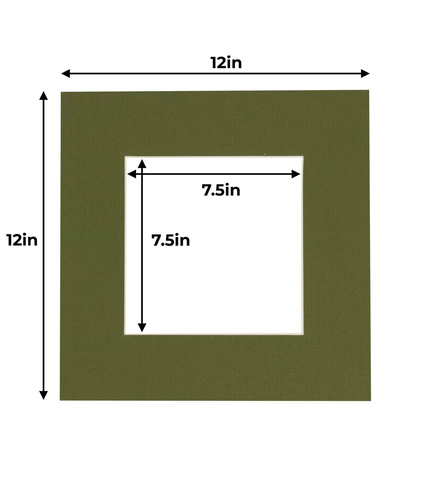 Dill Green Precut Acid-Free Matboard