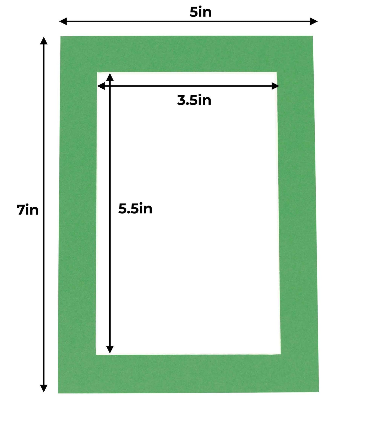 Bright Green Precut Acid-Free Matboard