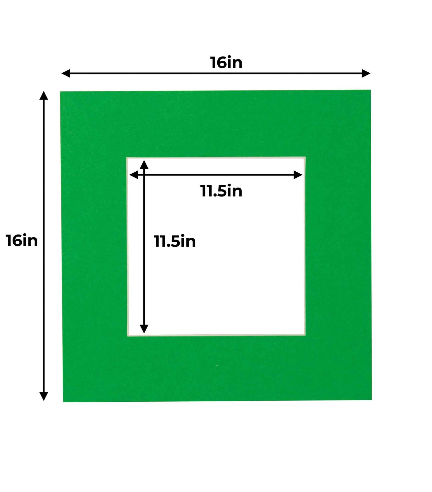 Bright Green Precut Acid-Free Matboard