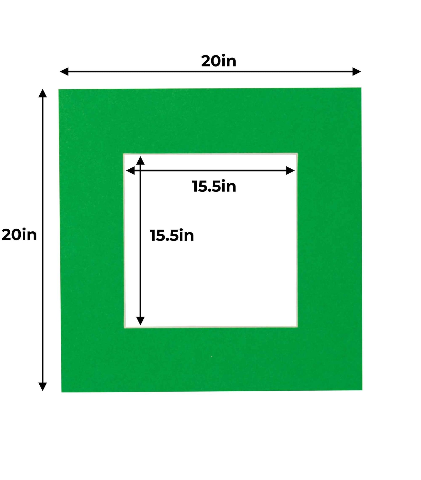 Bright Green Precut Acid-Free Matboard
