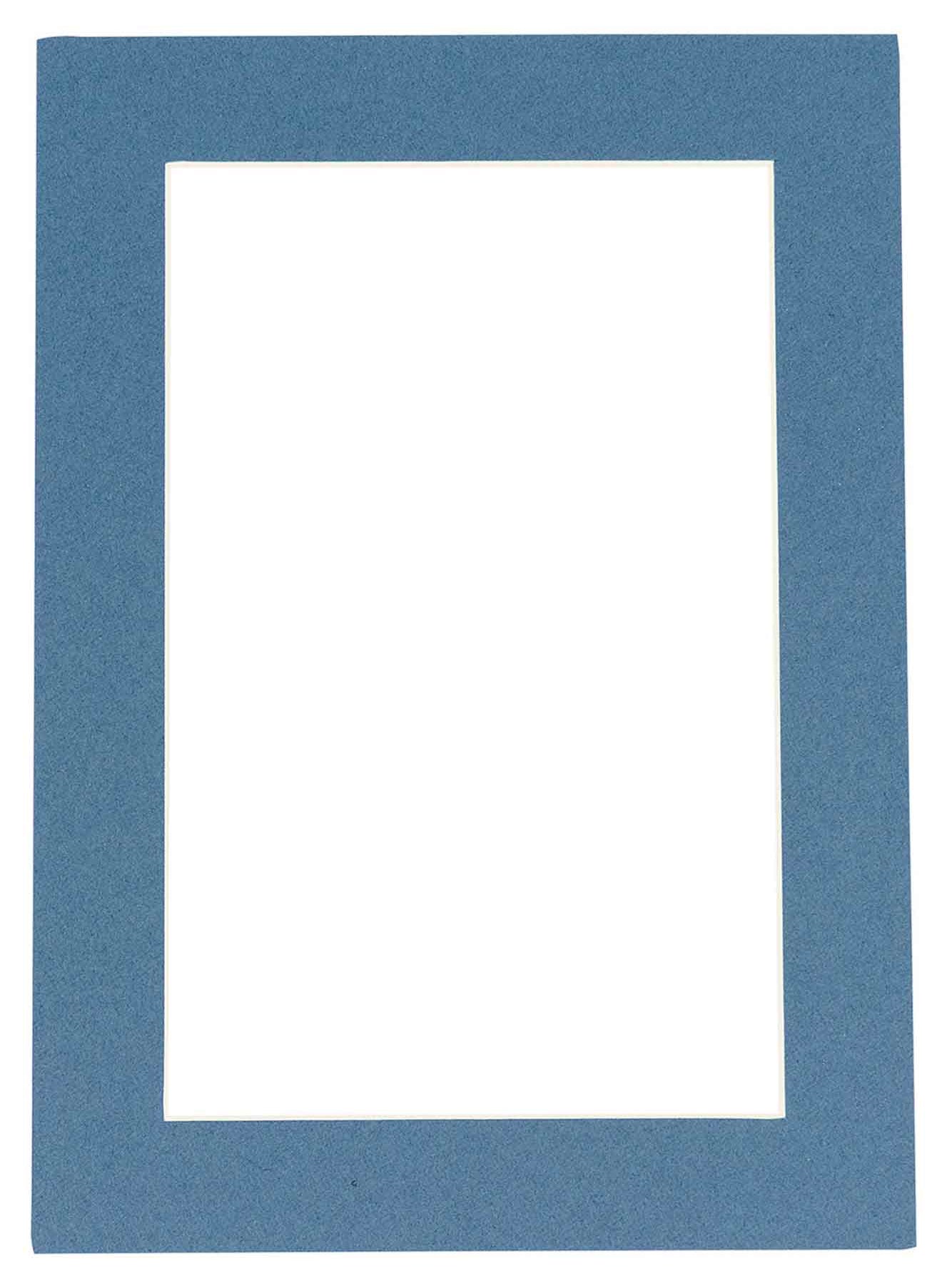 Steel Blue Precut Acid-Free Matboard
