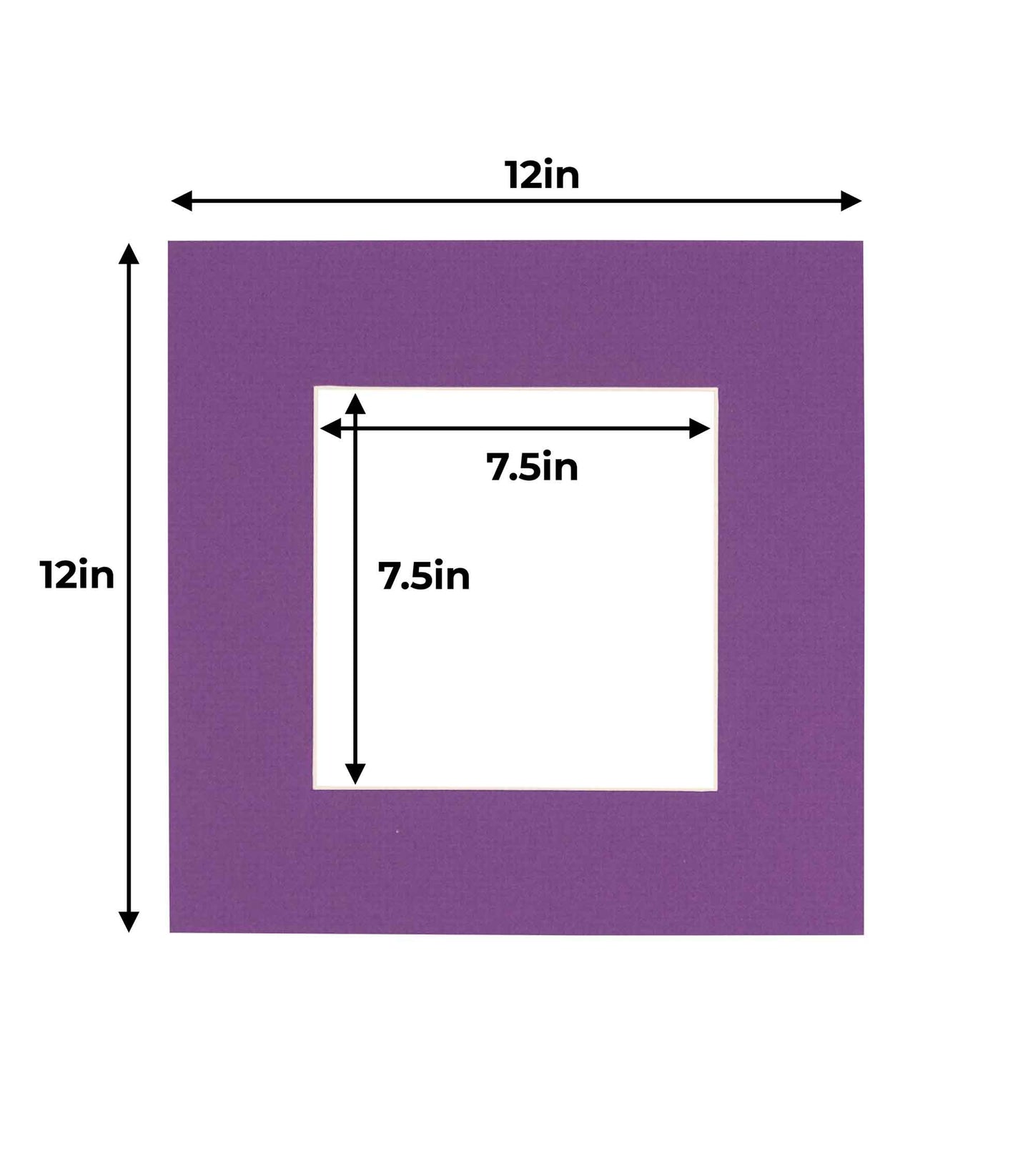 Dark Purple Precut Acid-Free Matboard