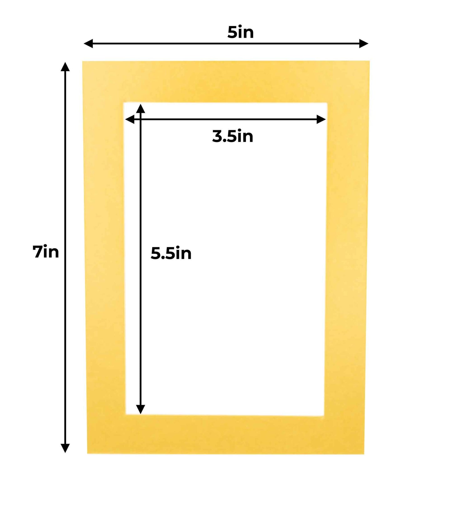 Metallic Gold Precut Acid-Free Matboard