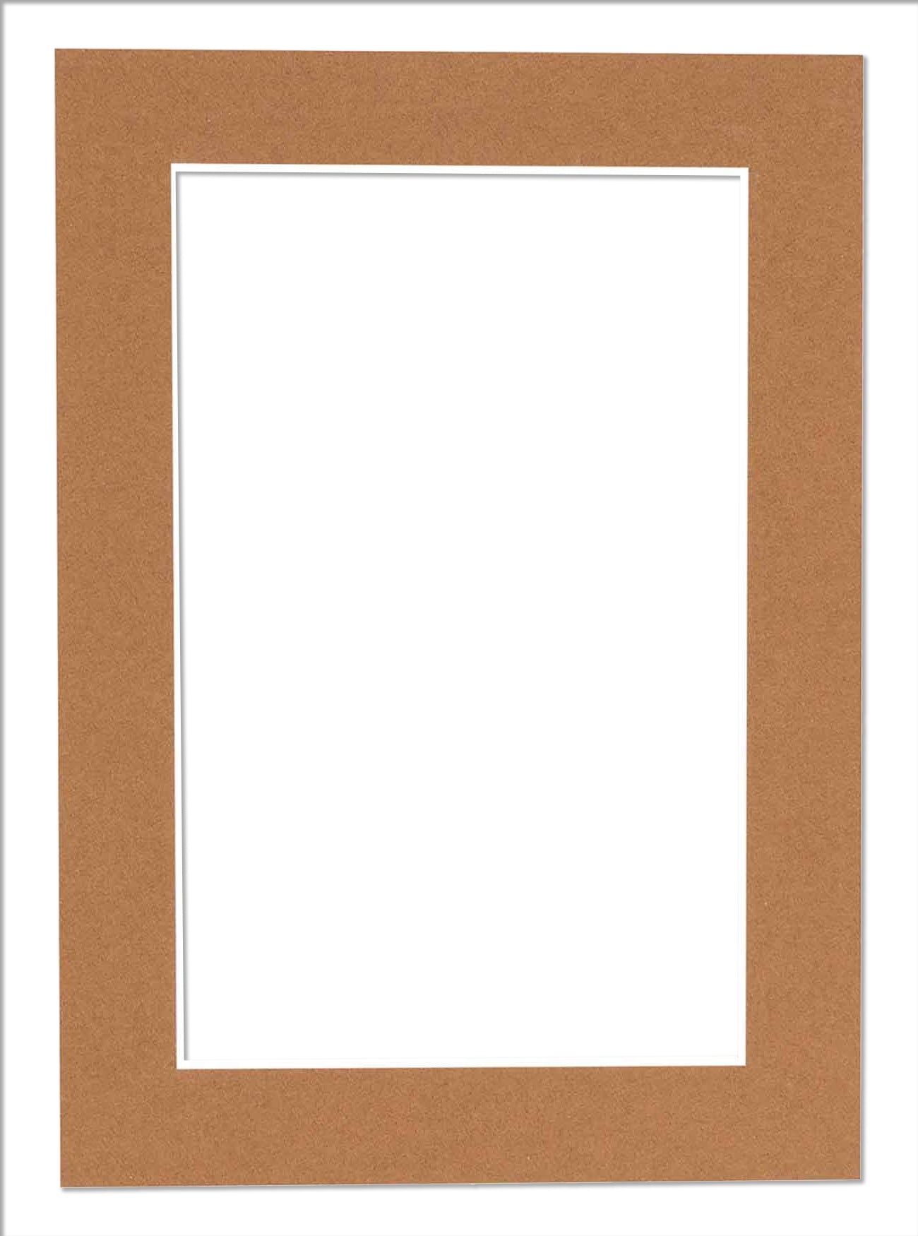 Aged Oak Brown Precut Acid-Free Matboard