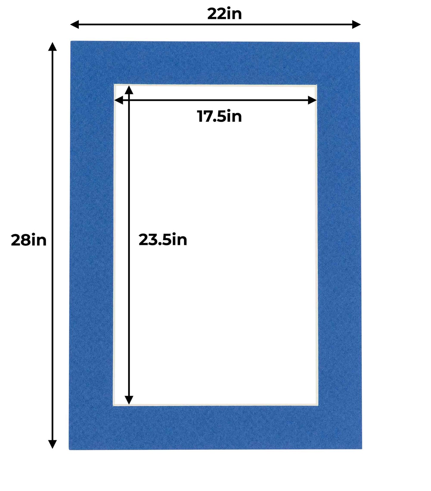 Royal Blue Precut Acid-Free Matboard