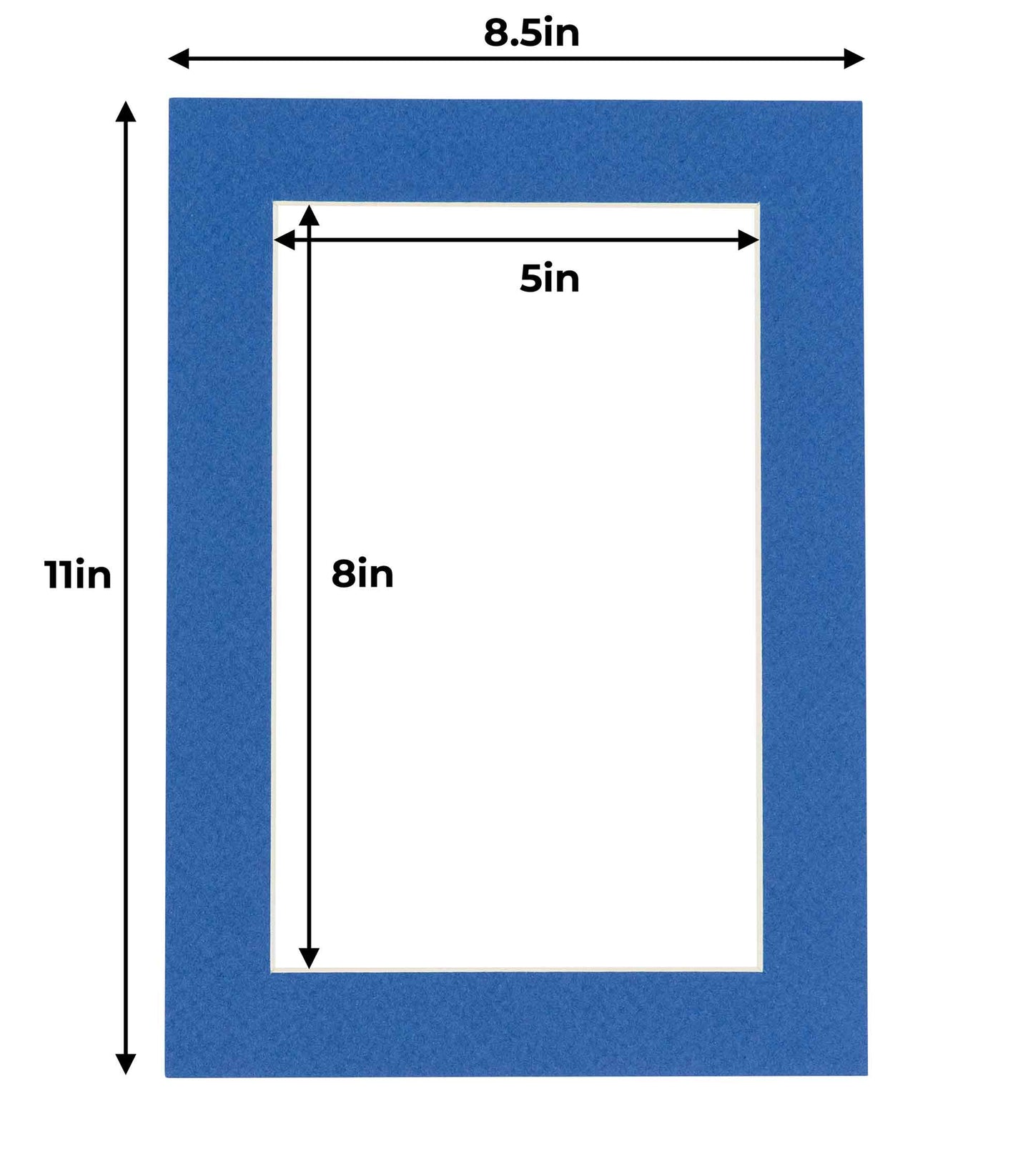 Royal Blue Precut Acid-Free Matboard