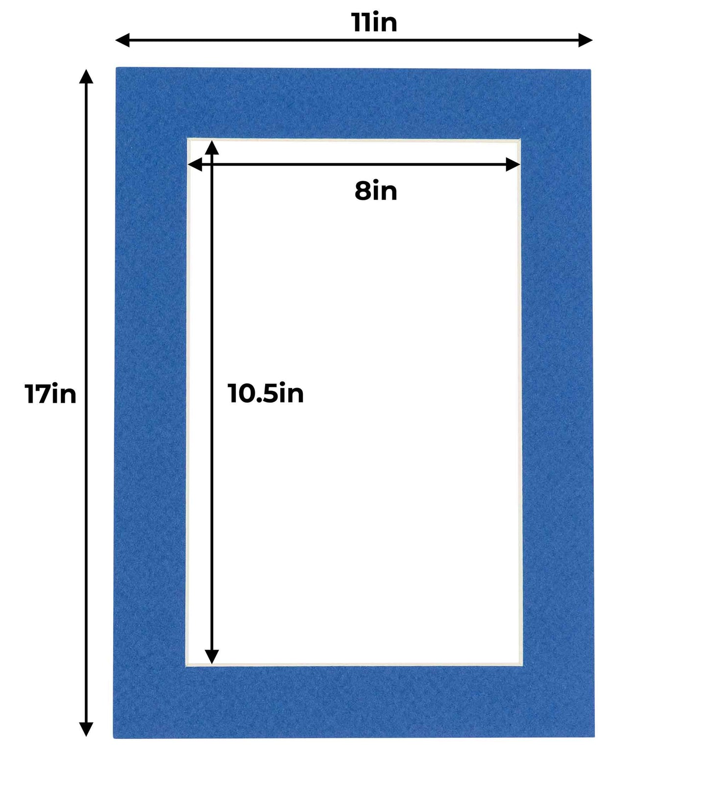 Royal Blue Precut Acid-Free Matboard