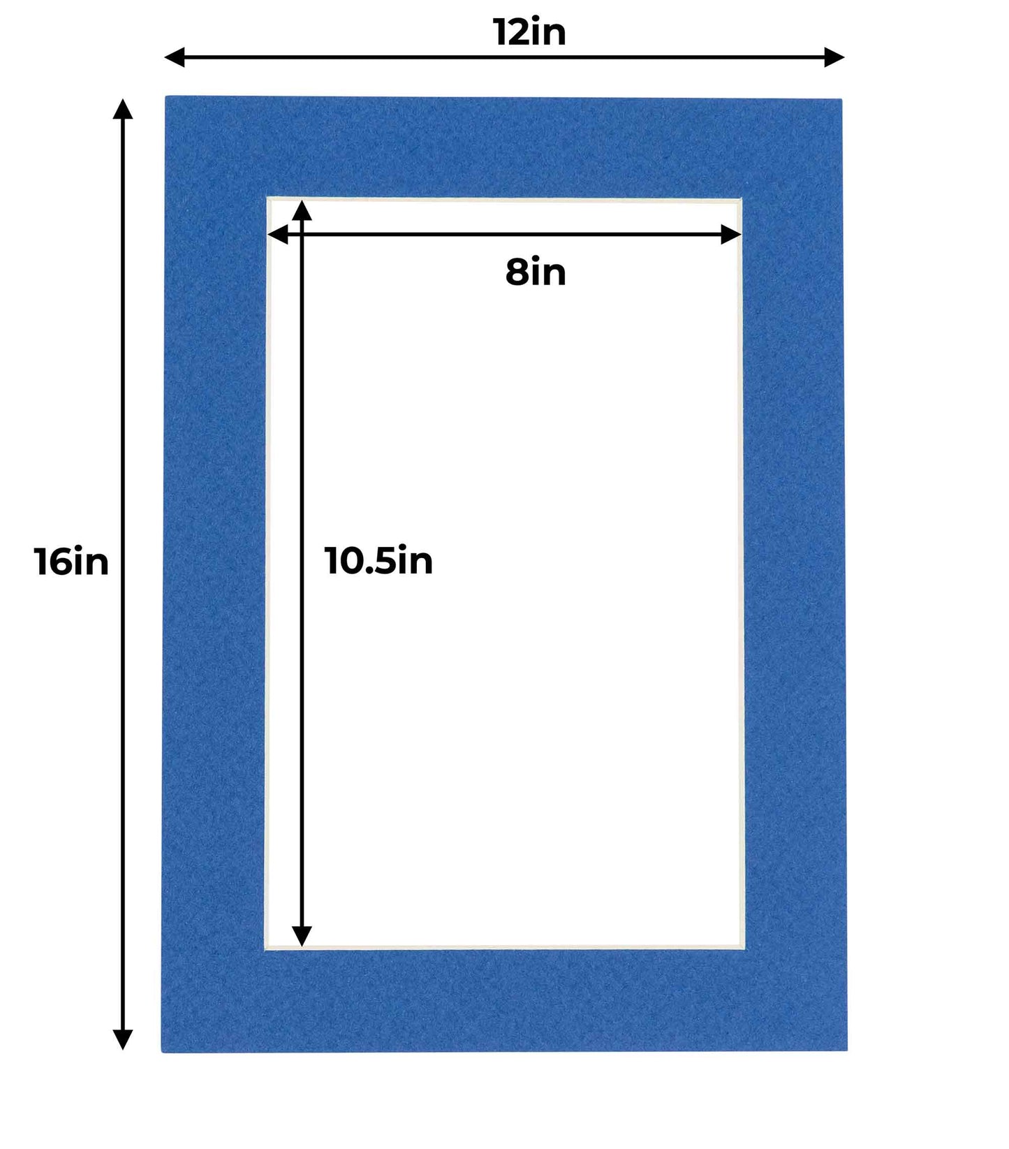 Royal Blue Precut Acid-Free Matboard