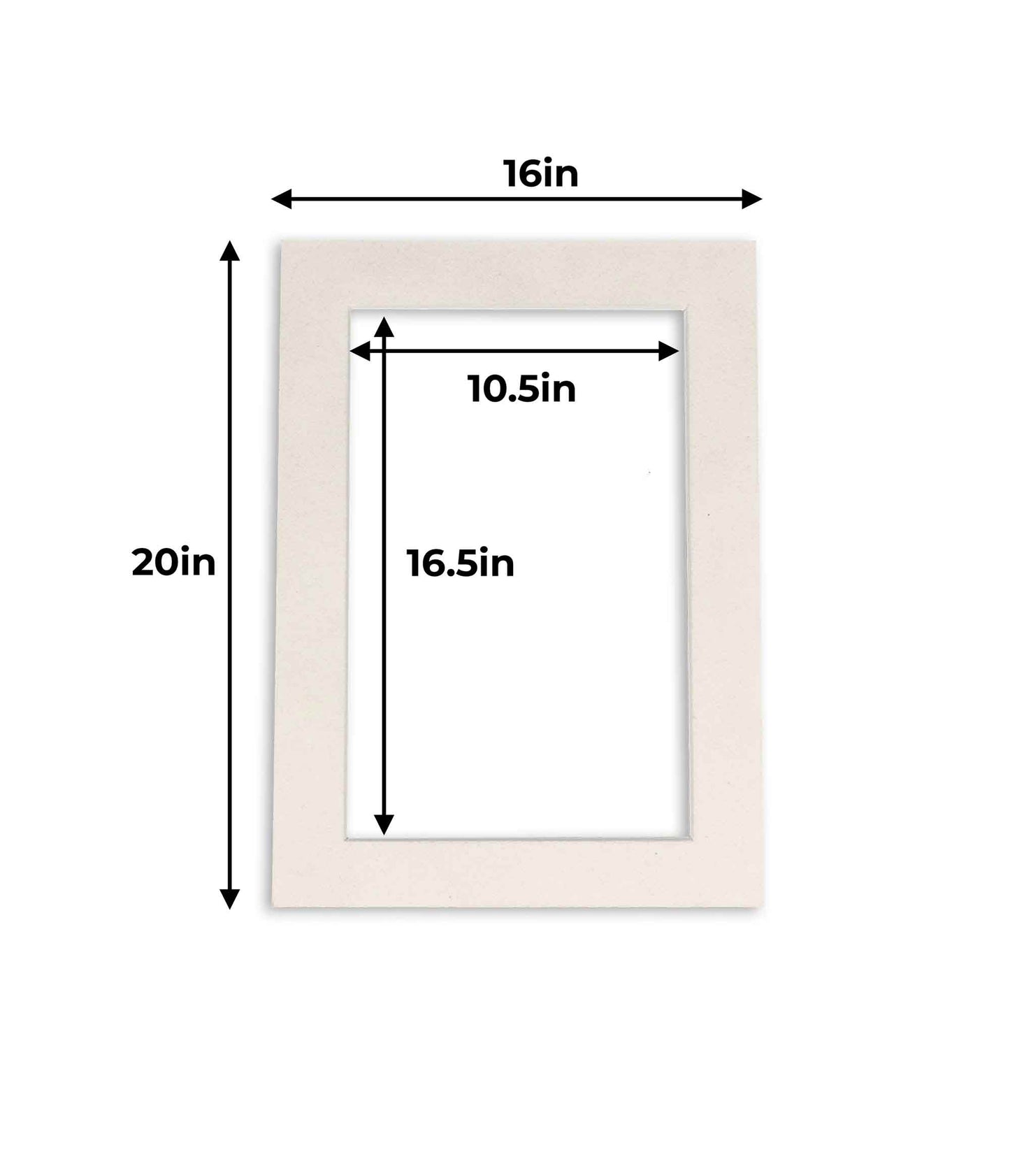 White Suede Precut Acid-Free Matboard