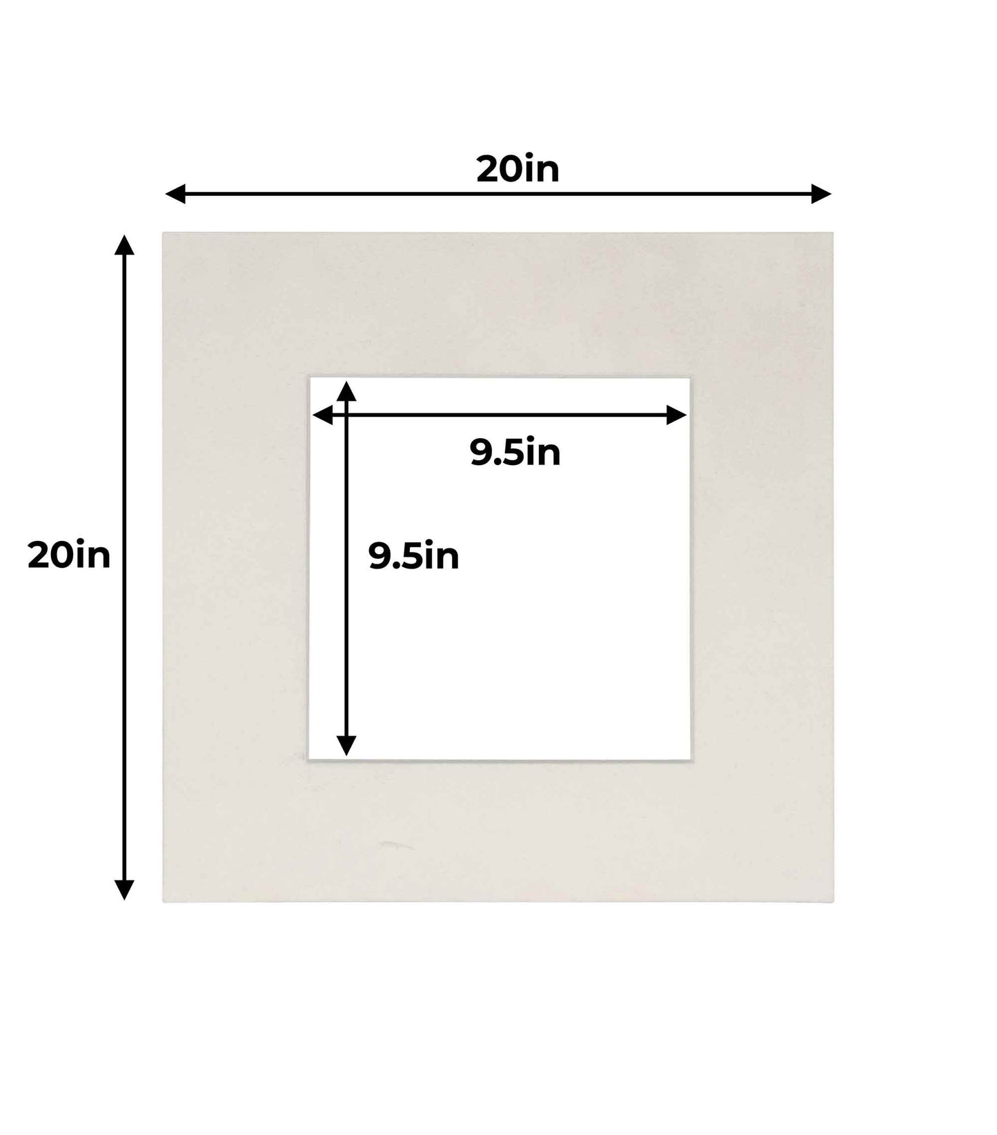 White Suede Precut Acid-Free Matboard