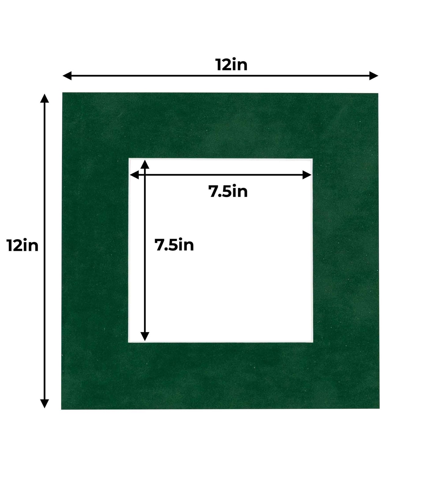 Green Suede Precut Acid-Free Matboard