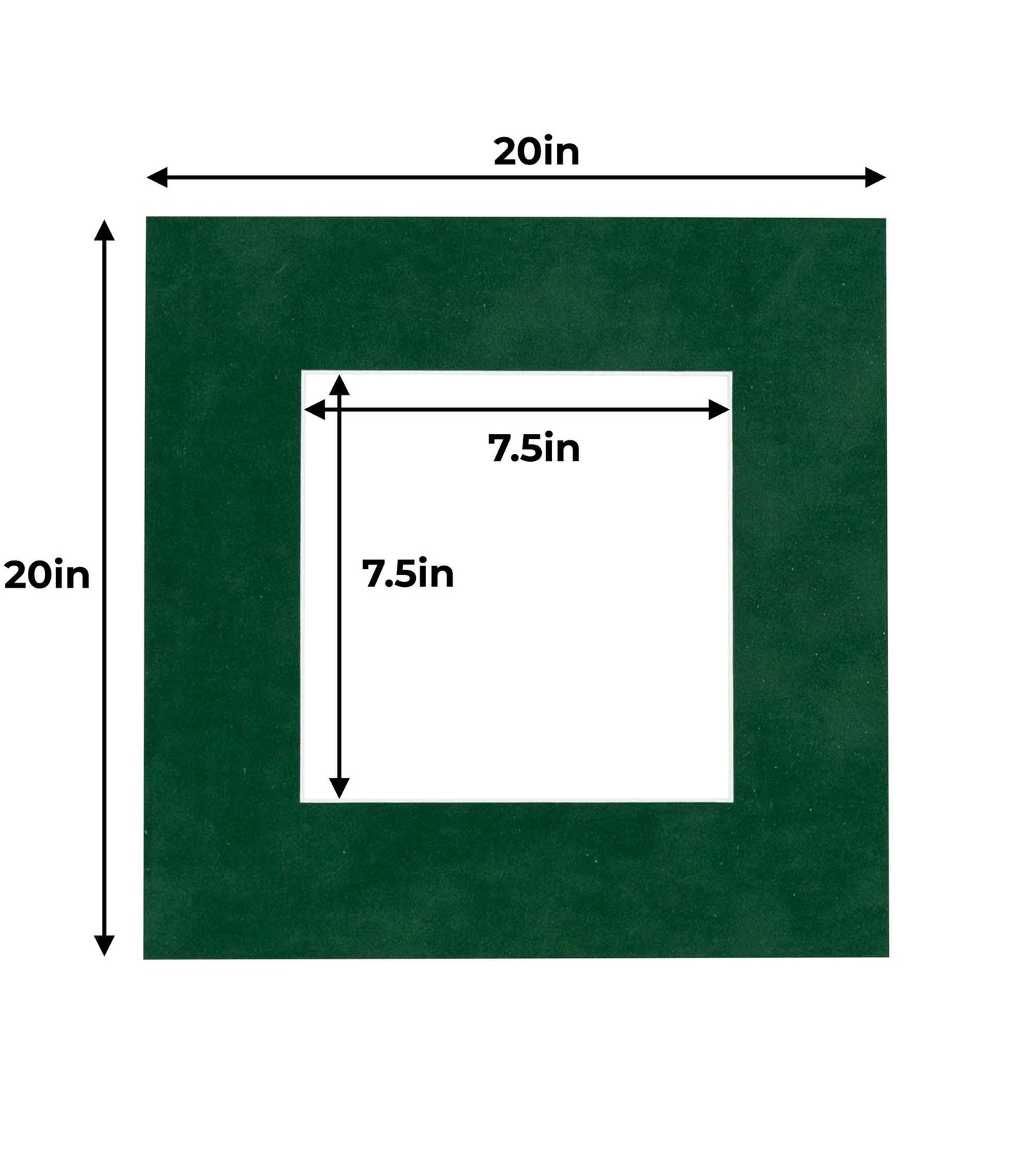 Green Suede Precut Acid-Free Matboard