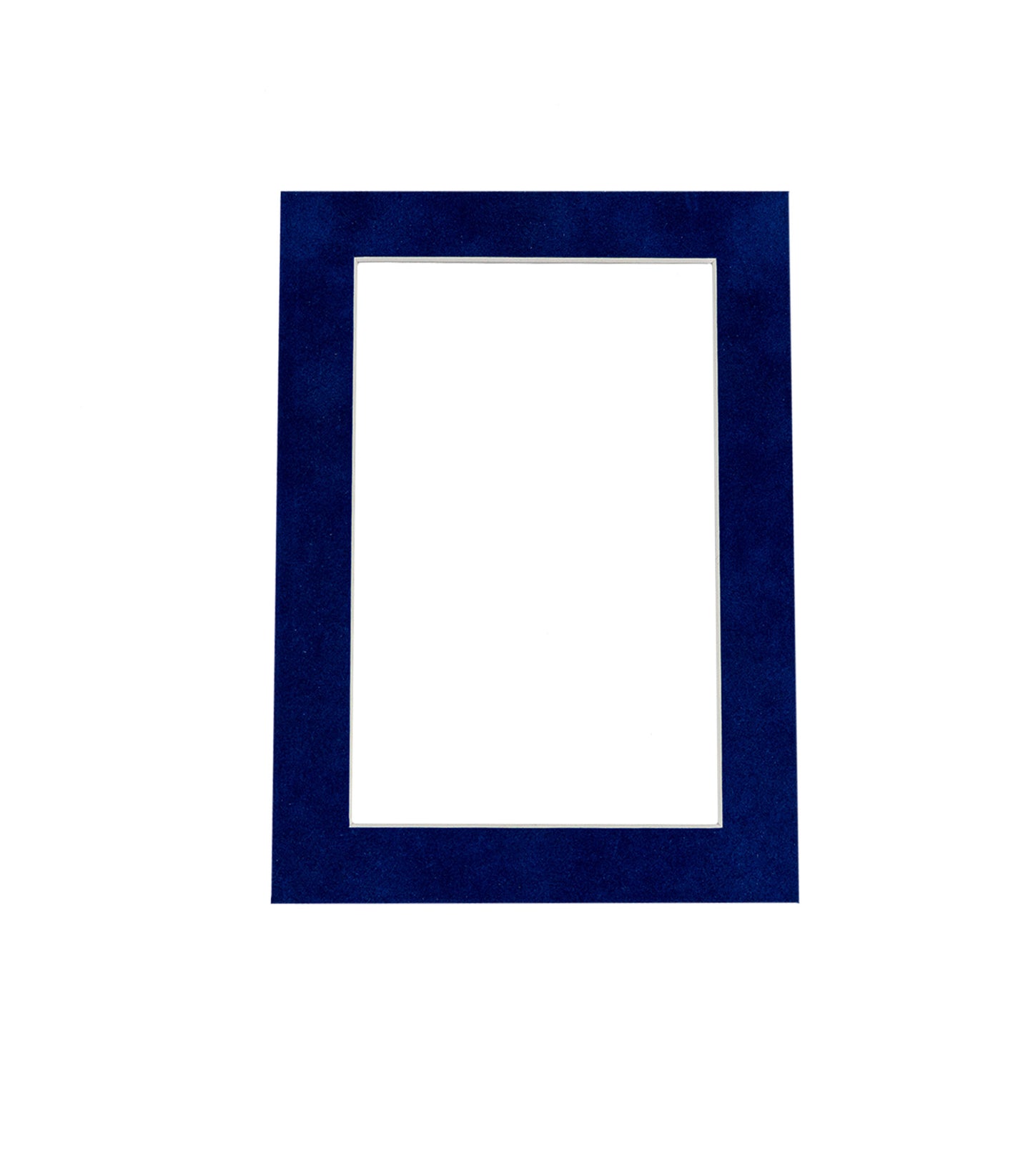 Brooke Blue Suede Precut Acid-Free Matboard Set with Clear Bag & Backing