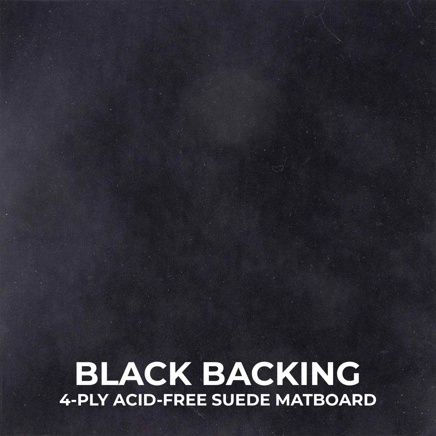 Black Shadow Box Frame With Black Acid-Free Suede Backing