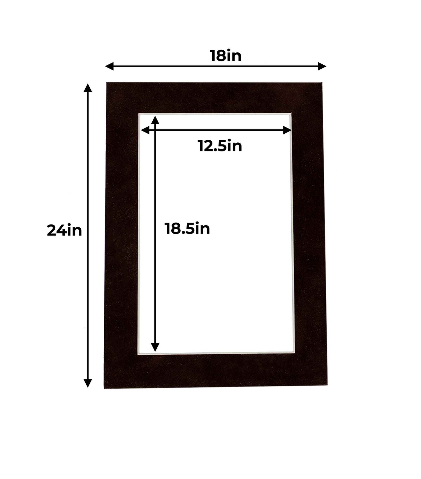 Brown Suede Precut Acid-Free Matboard