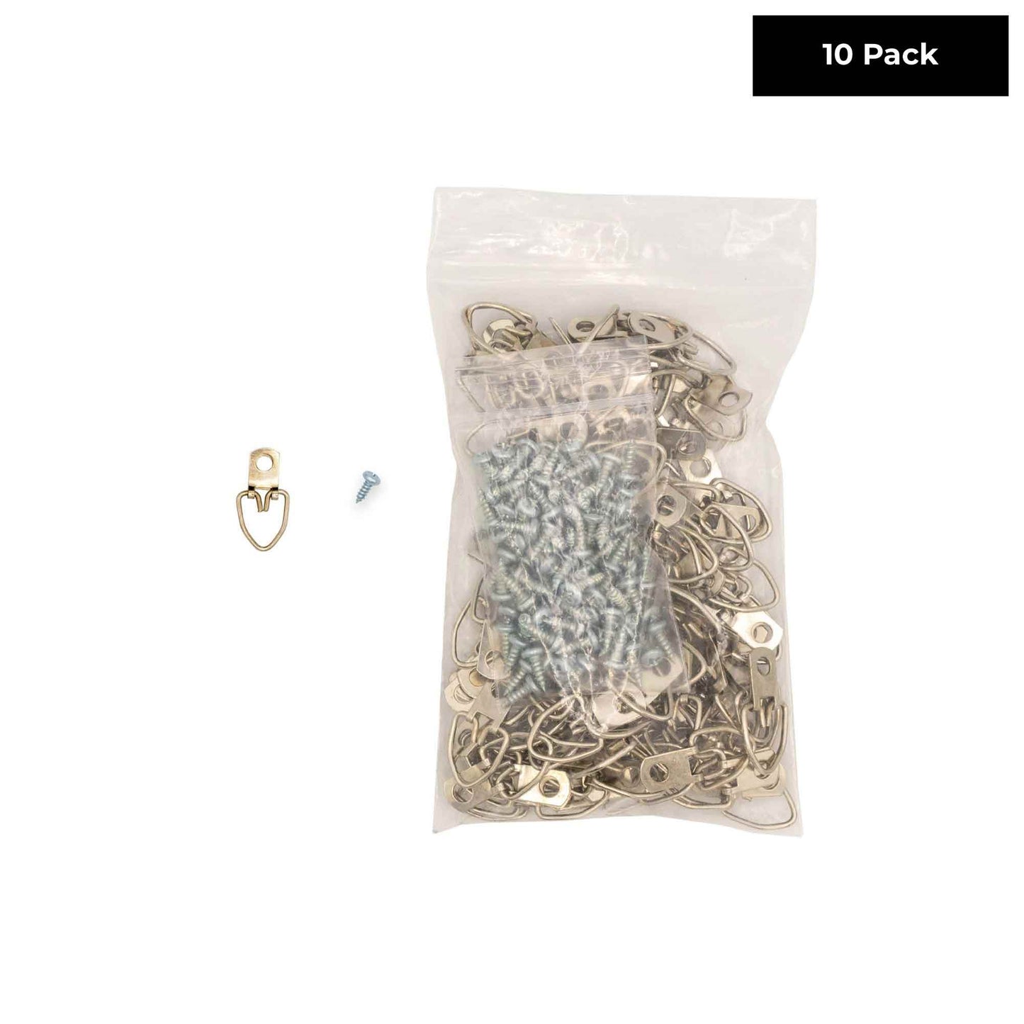 1 Hole Zinc-Plated Heavy Duty D Ring Picture Hanger
