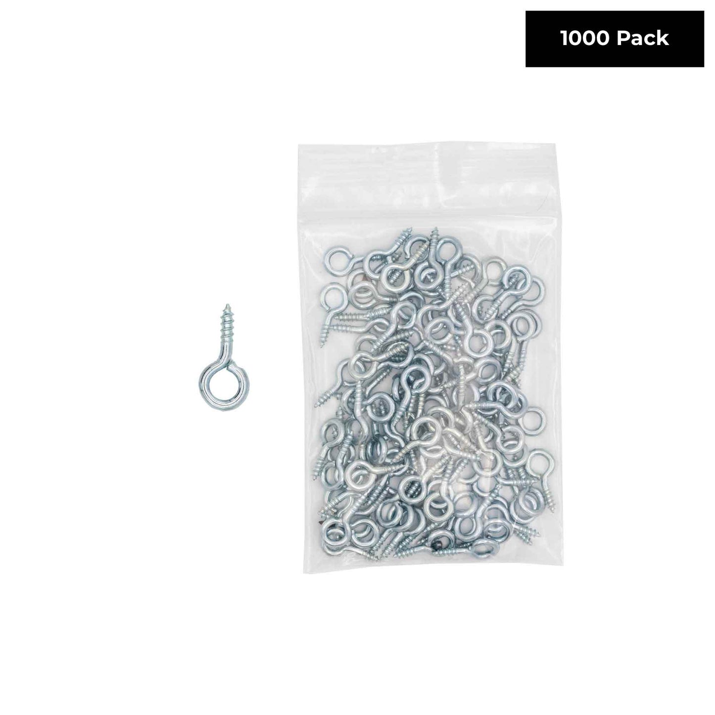 3/4" Zinc-Plated Screw Eyes