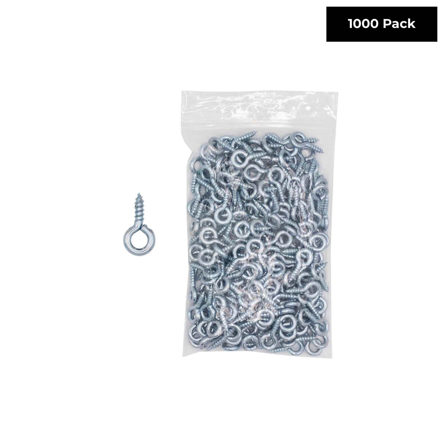 1" Zinc-Plated Screw Eyes