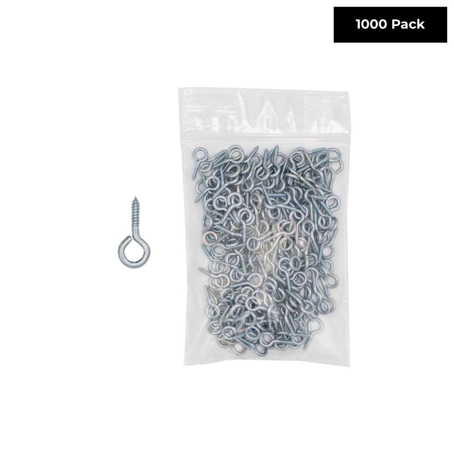 11/16" Zinc-Plated Screw Eyes