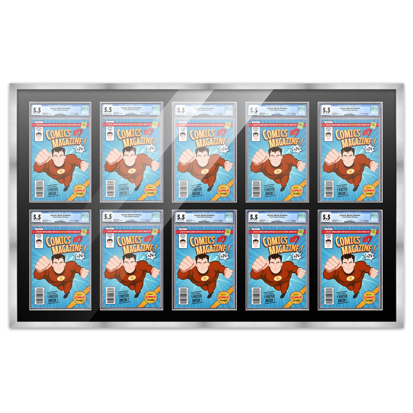 Comic Book Frame for 10 Comic Books